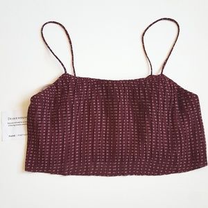 Fame And Partners Crop Top 4 Polka Dots Pl…